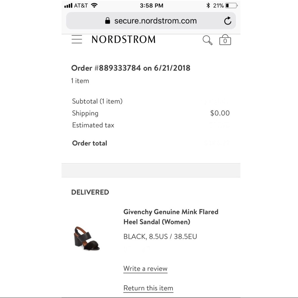 🆕NWT ♥️GIVENCHY Genuine Mink Flared Heel Sandal♥️ - Picture 8 of 8
